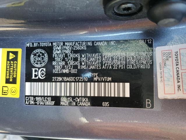 2013 LEXUS RX 350 BASE