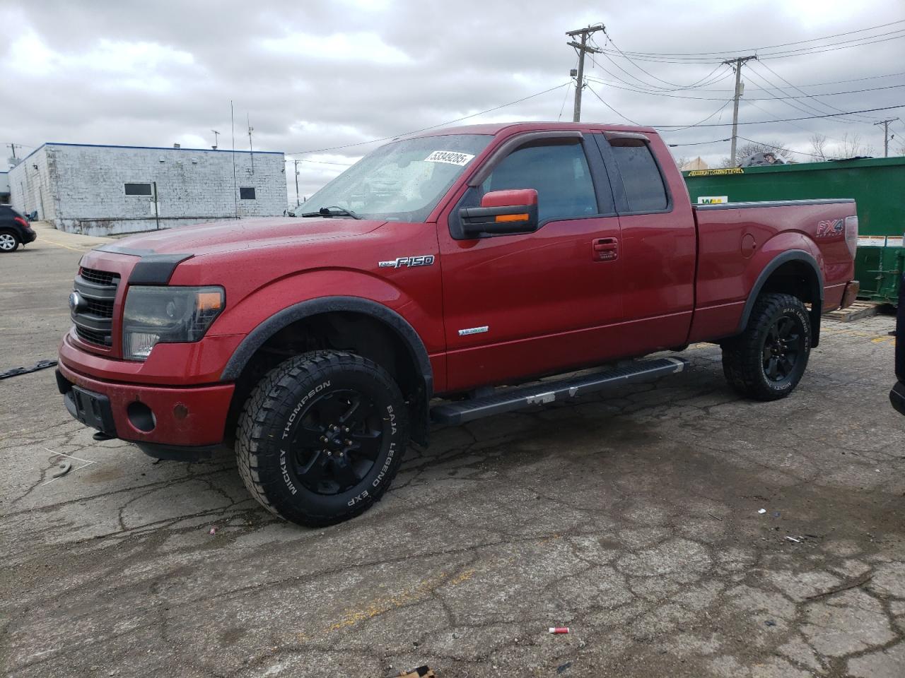 2013 Ford F150 Super Cab de vânzare în Chicago Heights, IL - Rear End