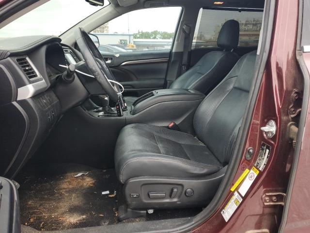 Parquets TOYOTA HIGHLANDER 2015 Burgundy