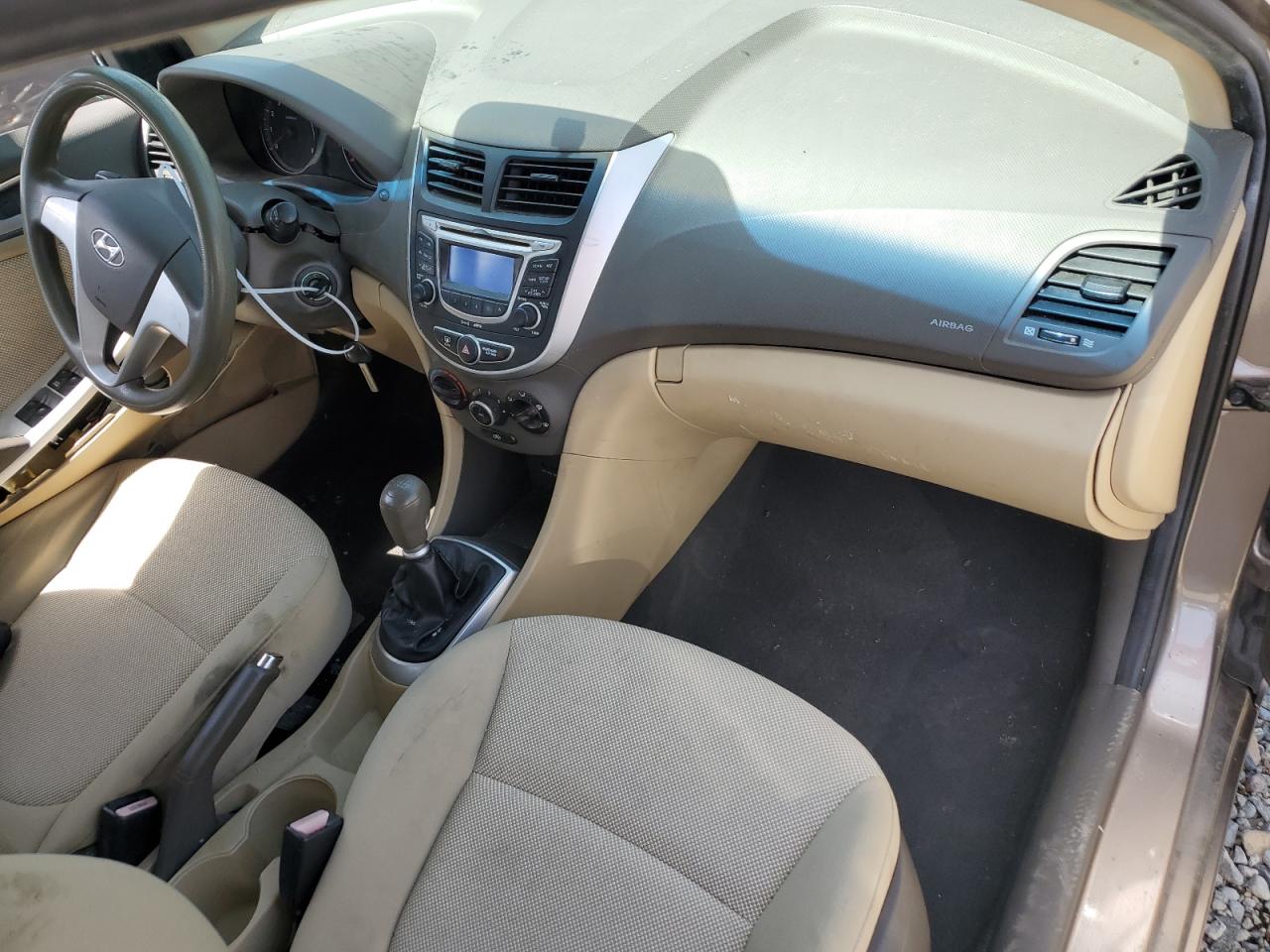 2012 Hyundai Accent Gls VIN: 0LDL0TAE1CU047245 Lot: 54536945