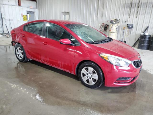Sedans KIA FORTE 2016 Czerwony