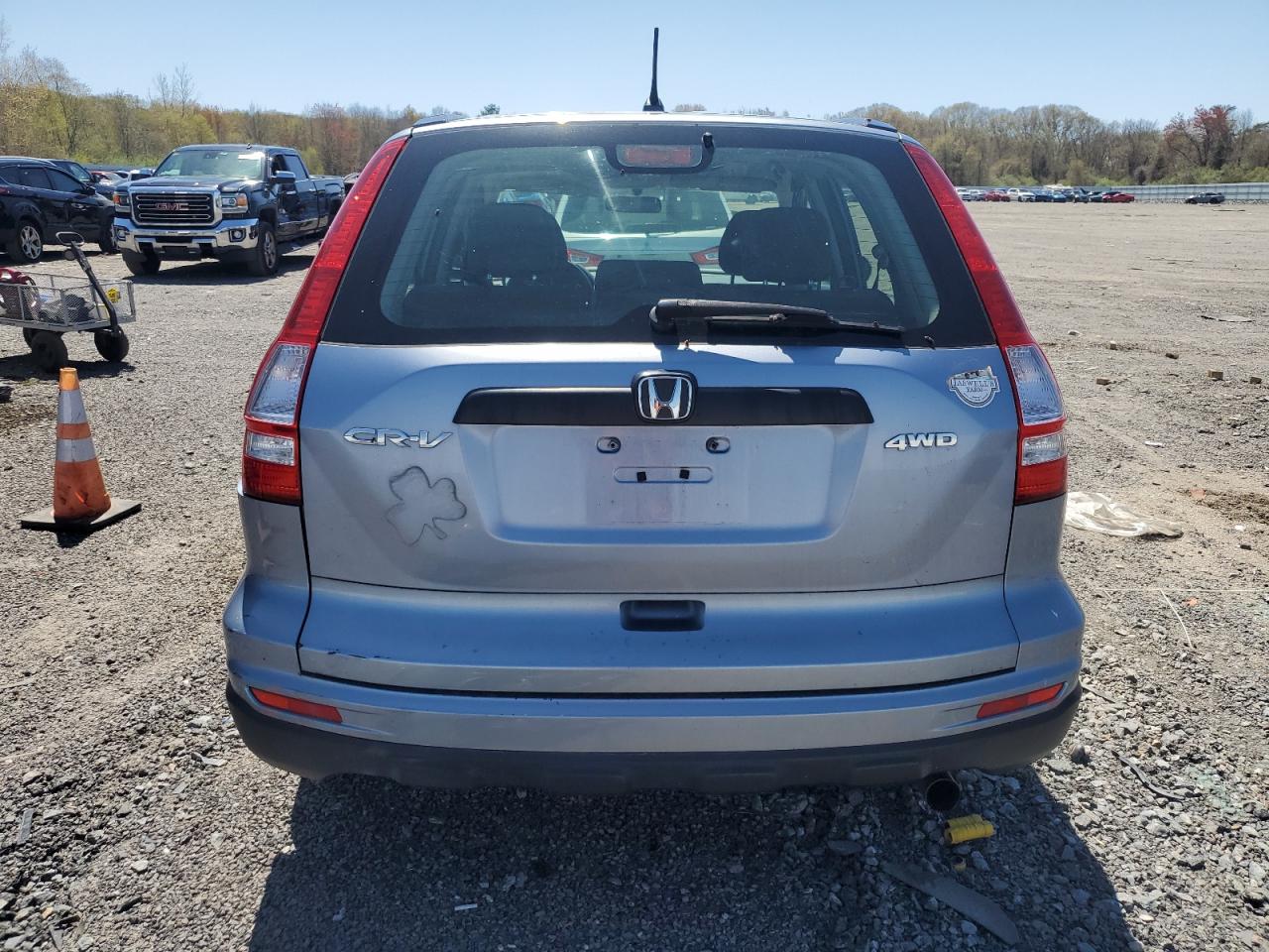 2010 Honda Cr-V Lx VIN: JHLRE4H36AC011411 Lot: 54001055