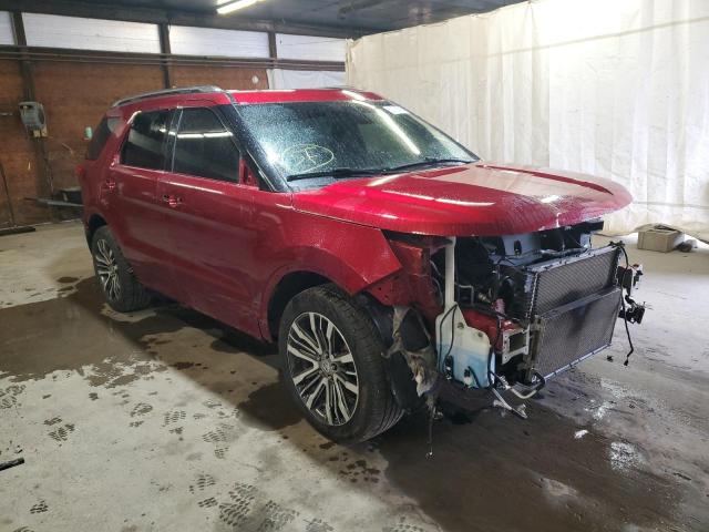  FORD EXPLORER 2017 Czerwony