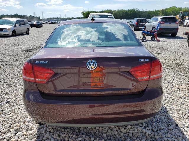 VOLKSWAGEN PASSAT 2013 Burgundy