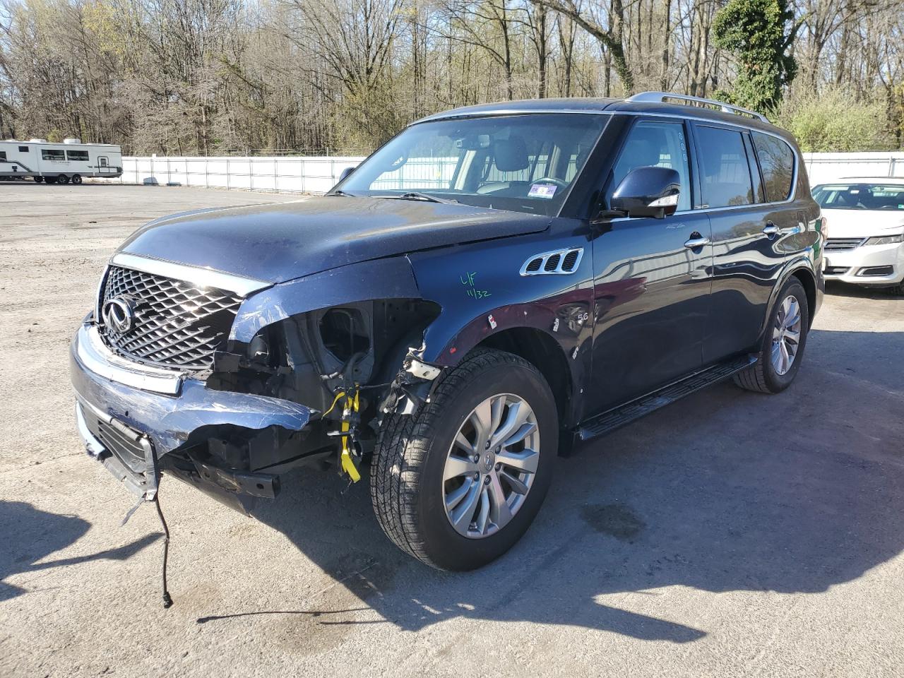 2017 Infiniti Qx80 Base იყიდება Glassboro-ში, NJ - Front End