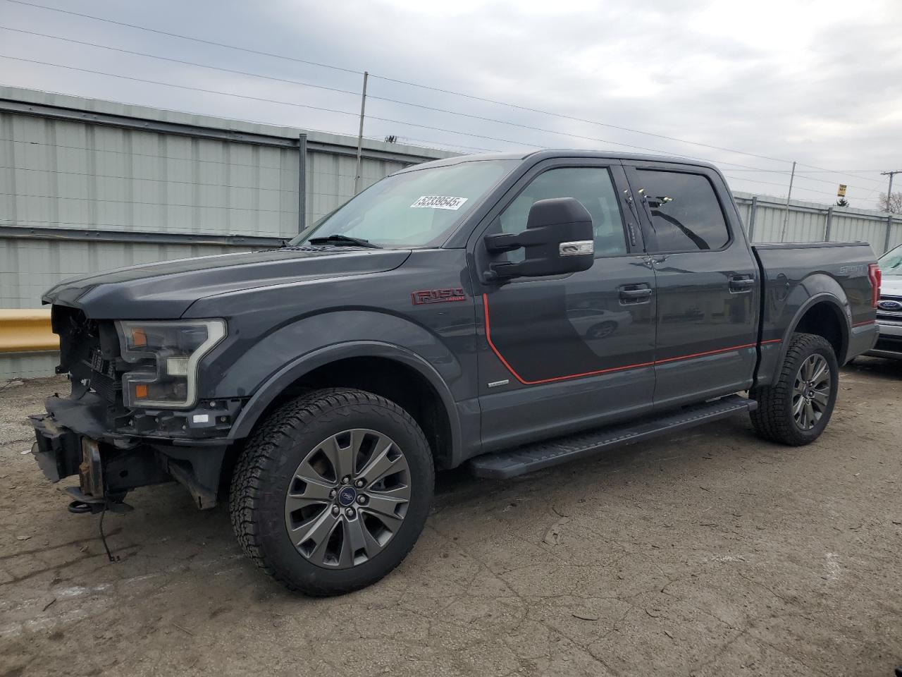 2016 Ford F150 Supercrew იყიდება Dyer-ში, IN - Front End