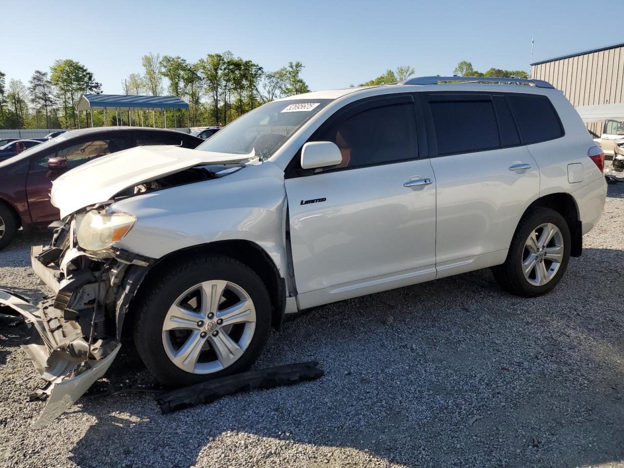 2008 Toyota Highlander Limited en Venta en Spartanburg, SC - Front End