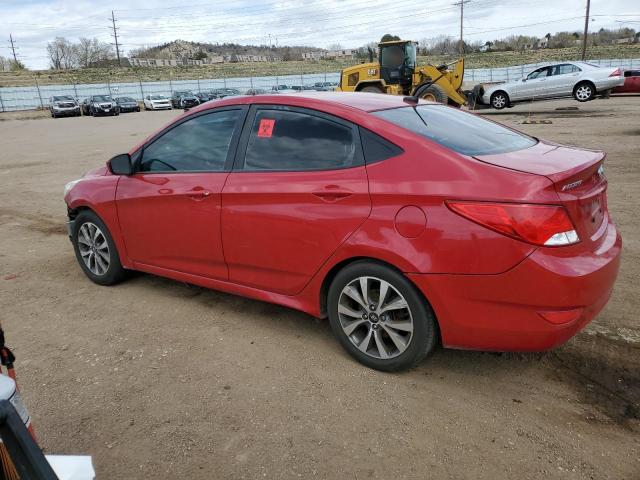  HYUNDAI ACCENT 2017 Red