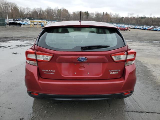  SUBARU IMPREZA 2017 Czerwony