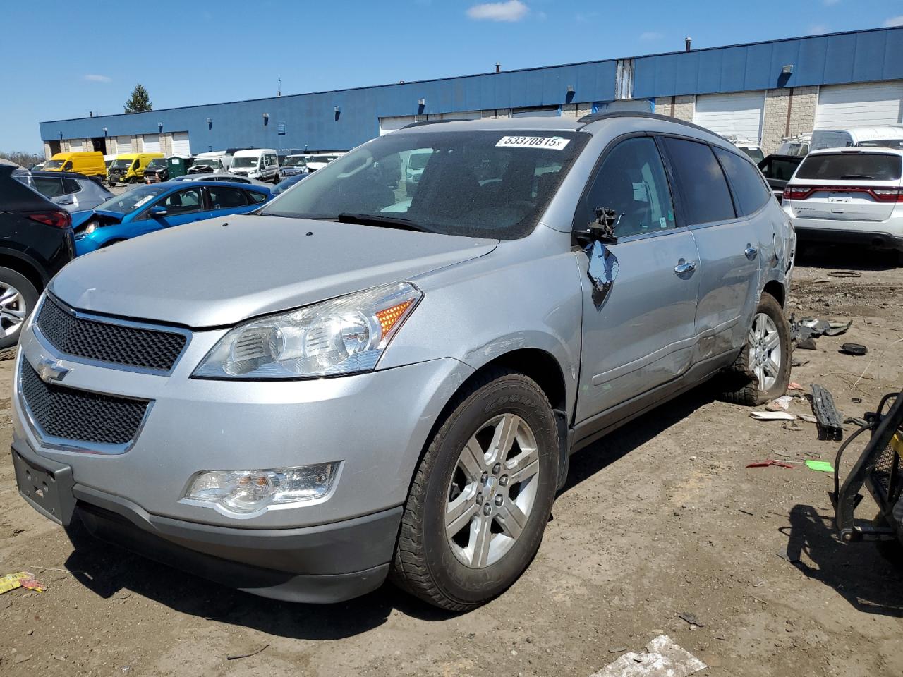 2011 Chevrolet Traverse Lt იყიდება Woodhaven-ში, MI - Rear End
