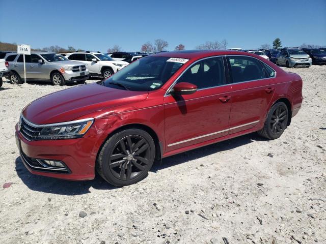  VOLKSWAGEN PASSAT 2016 Червоний