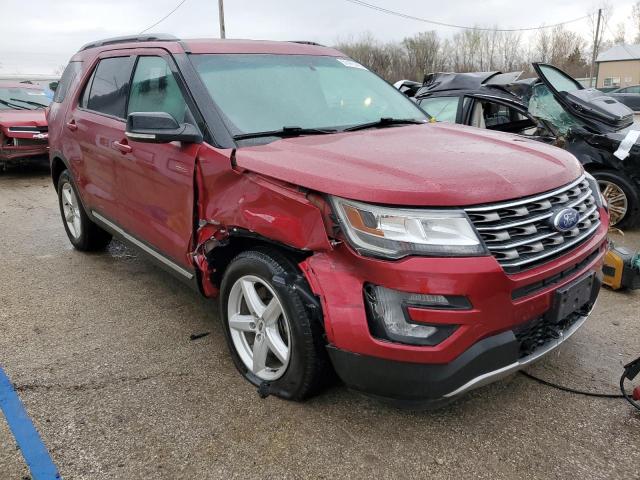  FORD EXPLORER 2017 Red