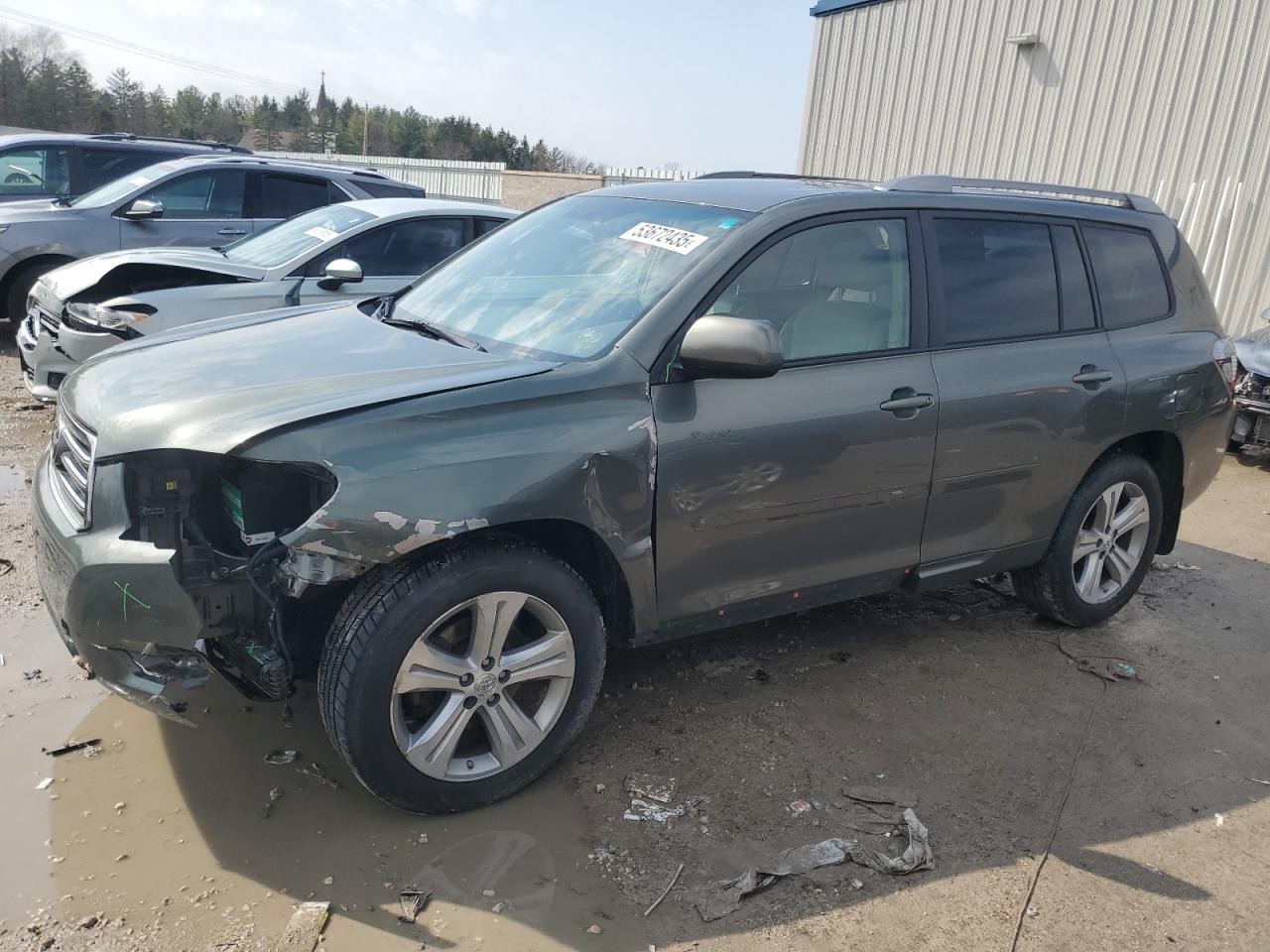 2008 Toyota Highlander Sport იყიდება Franklin-ში, WI - All Over