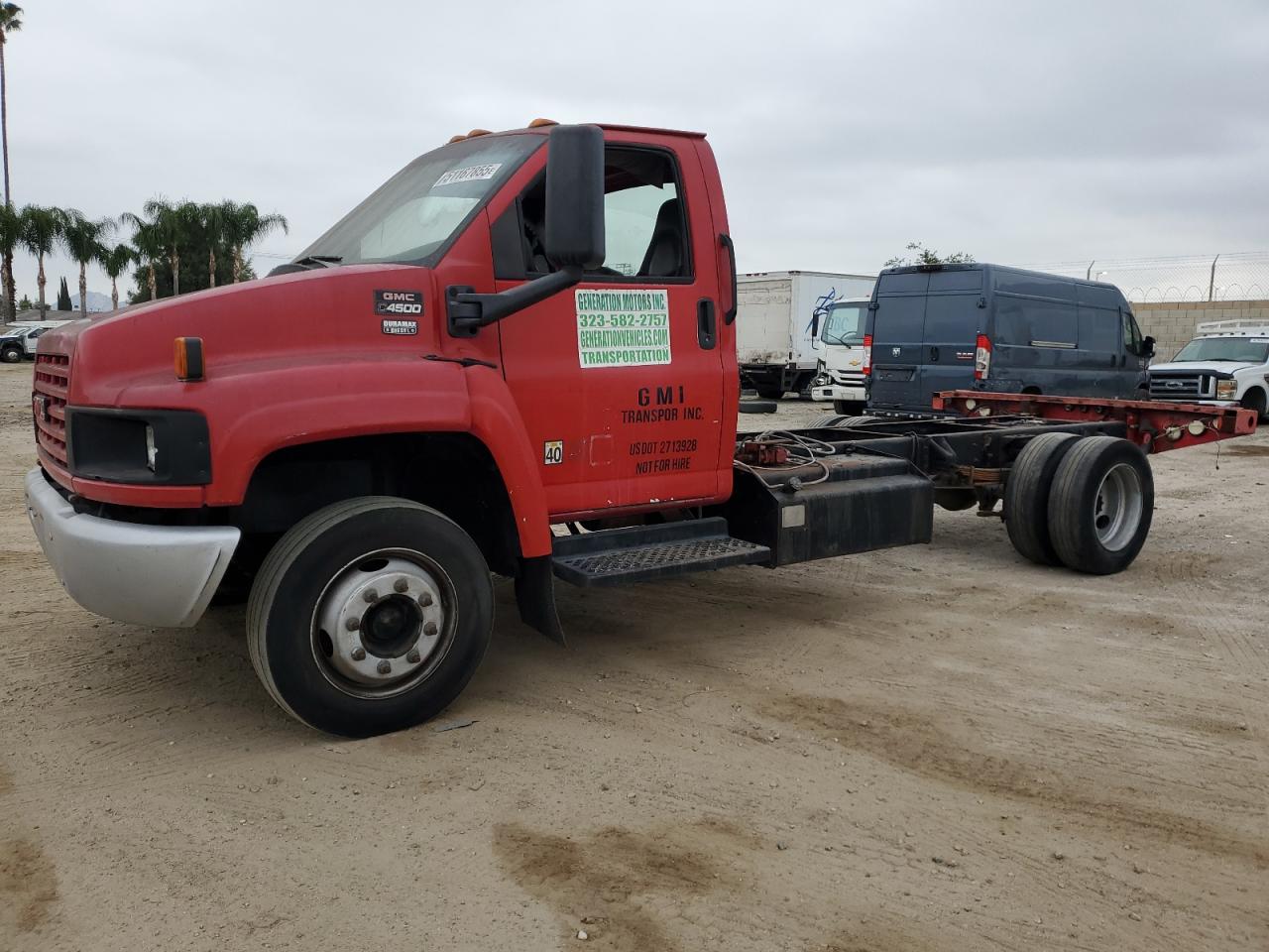 2003 Gmc C4500 C4C042 for Sale in Colton, CA - Burn