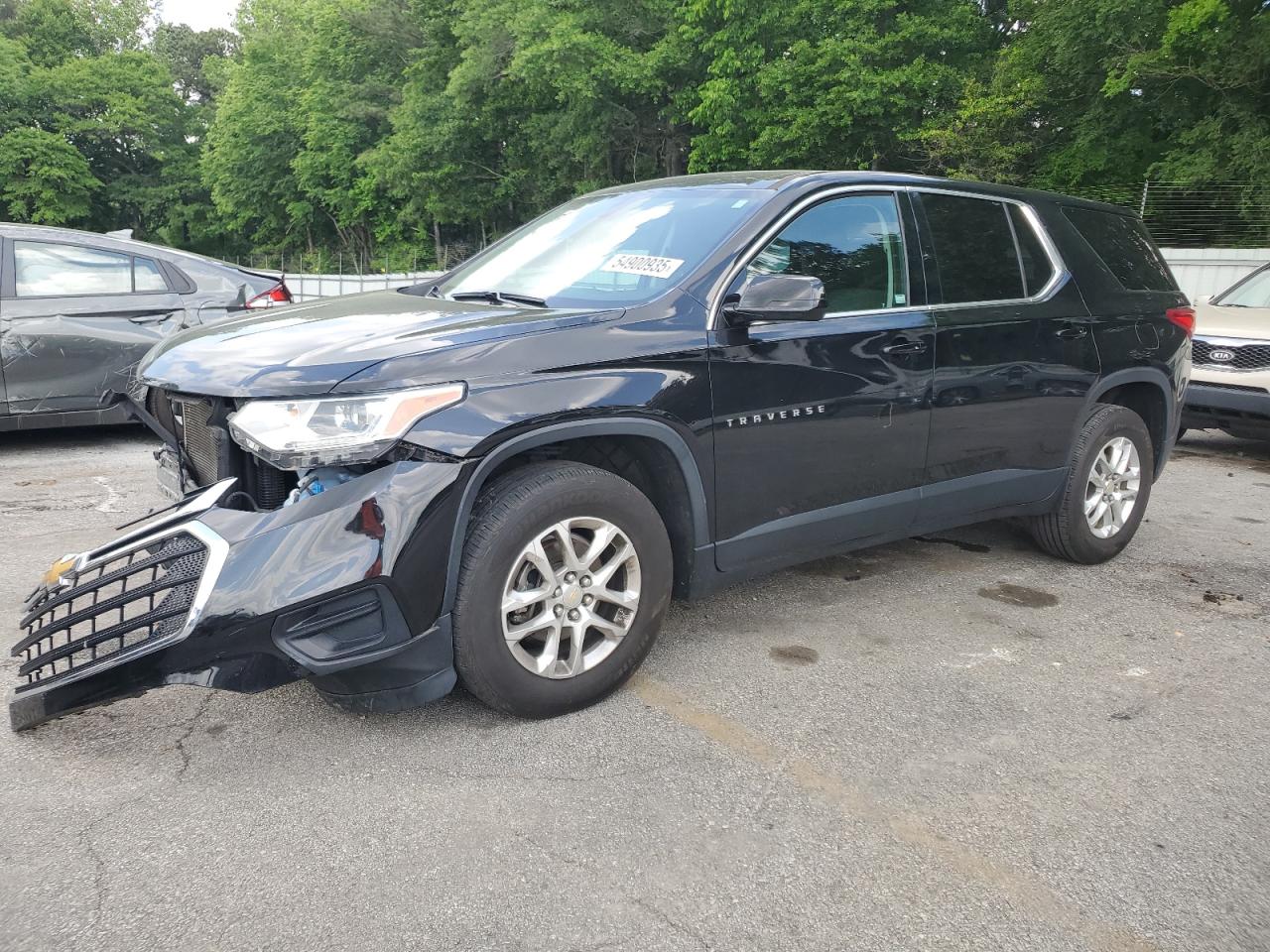 2020 Chevrolet Traverse Ls на продаже в Austell, GA - Front End