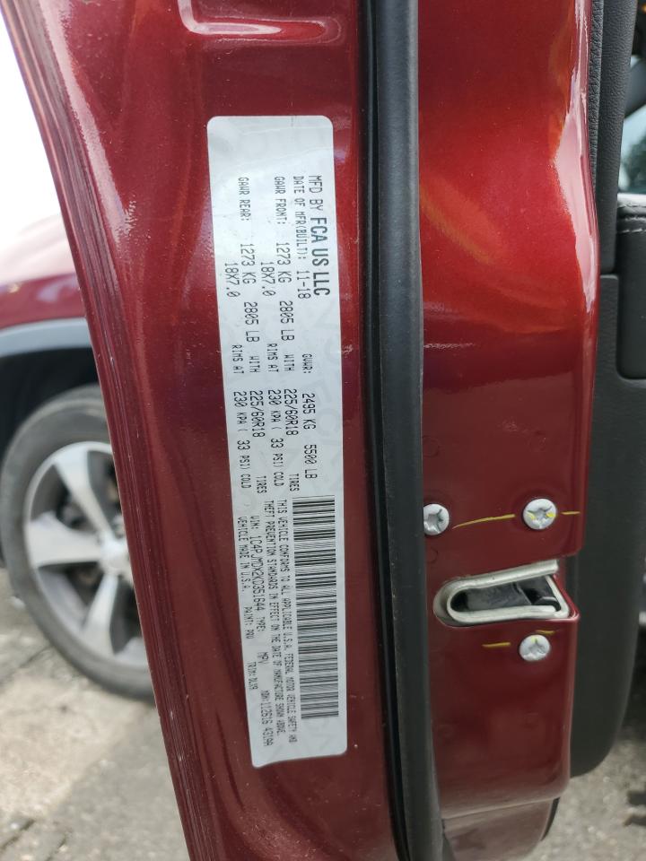 2019 Jeep Cherokee Limited VIN: 1C4PJMDX2KD351644 Lot: 55342865