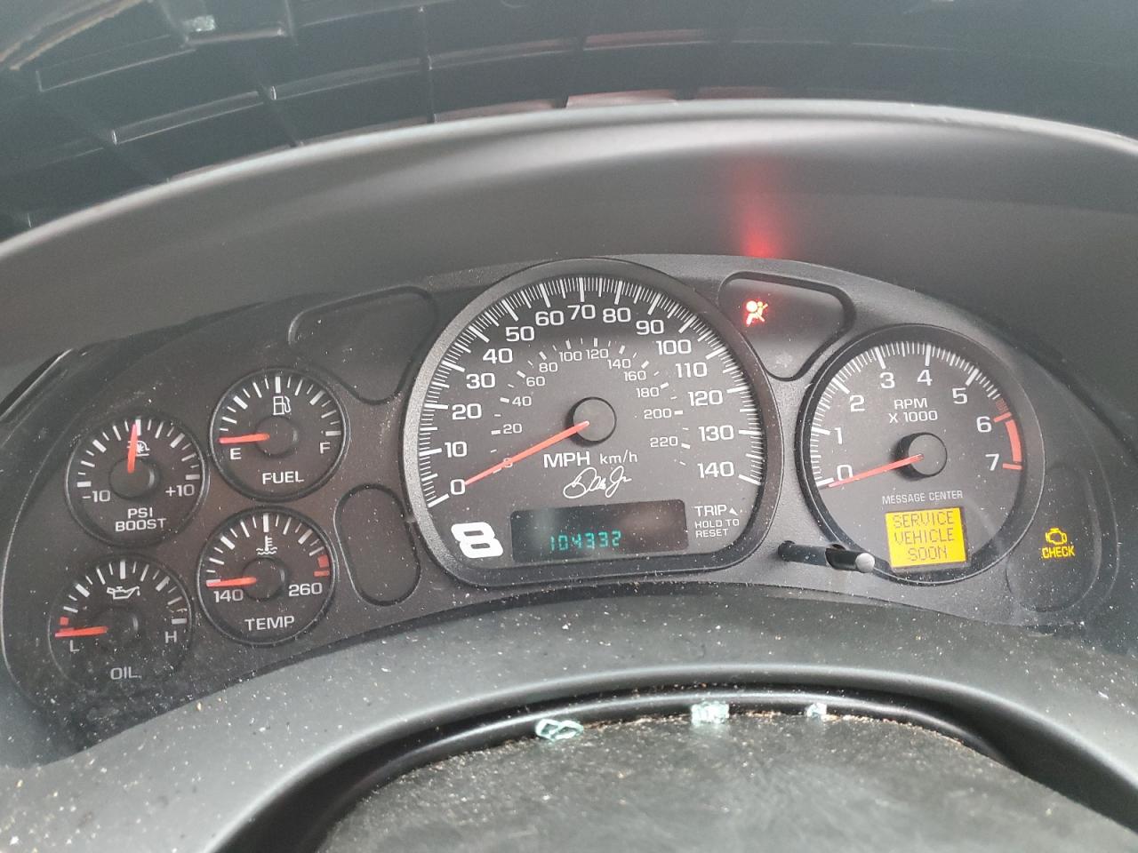 2004 Chevrolet Monte Carlo Ss Supercharged VIN: 2G1WZ151349451807 Lot: 52029785