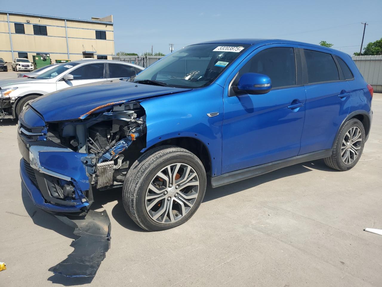 2018 Mitsubishi Outlander Sport Es na sprzedaż w Wilmer, TX - All Over