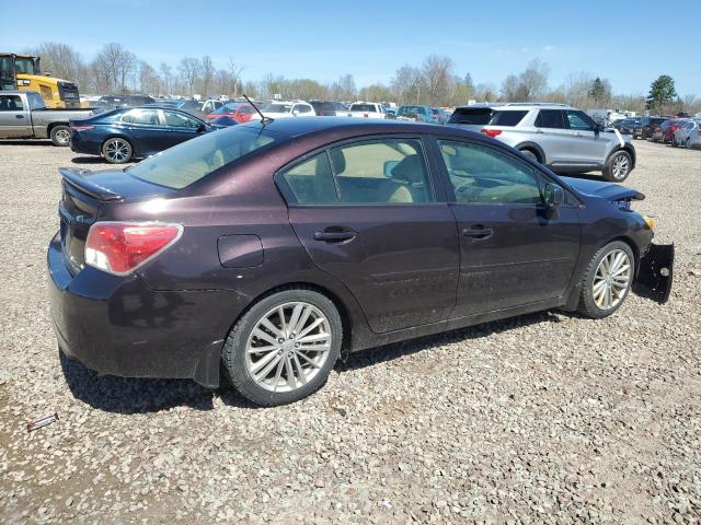  SUBARU IMPREZA 2013 Burgundy