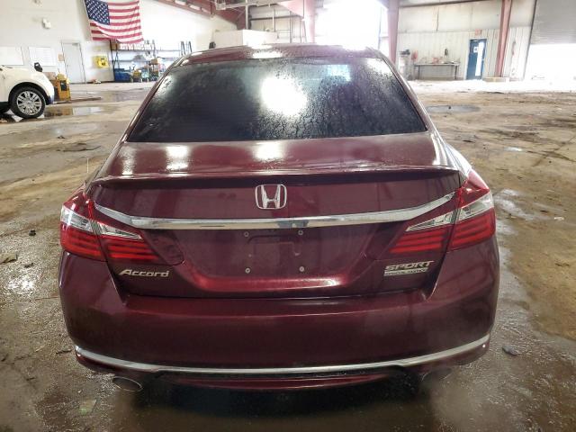  HONDA ACCORD 2017 Бургунді