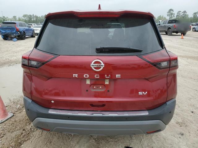  NISSAN ROGUE 2021 Czerwony