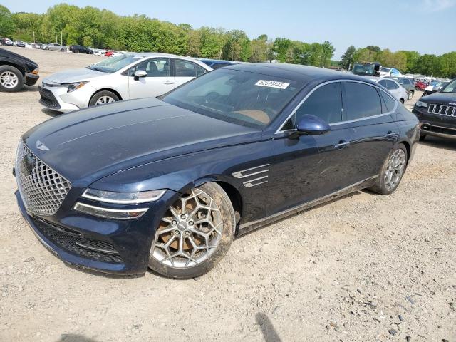  GENESIS G80 2021 Granatowy