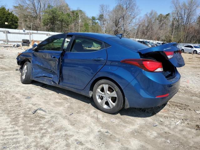  HYUNDAI ELANTRA 2016 Granatowy