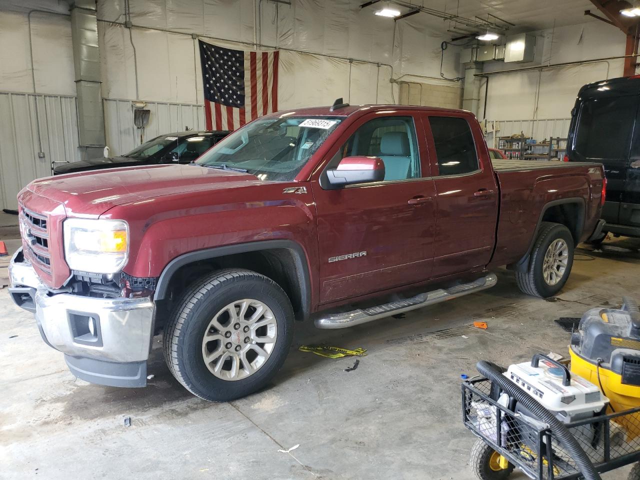 2015 Gmc Sierra K1500 Sle na sprzedaż w Mcfarland, WI - Front End
