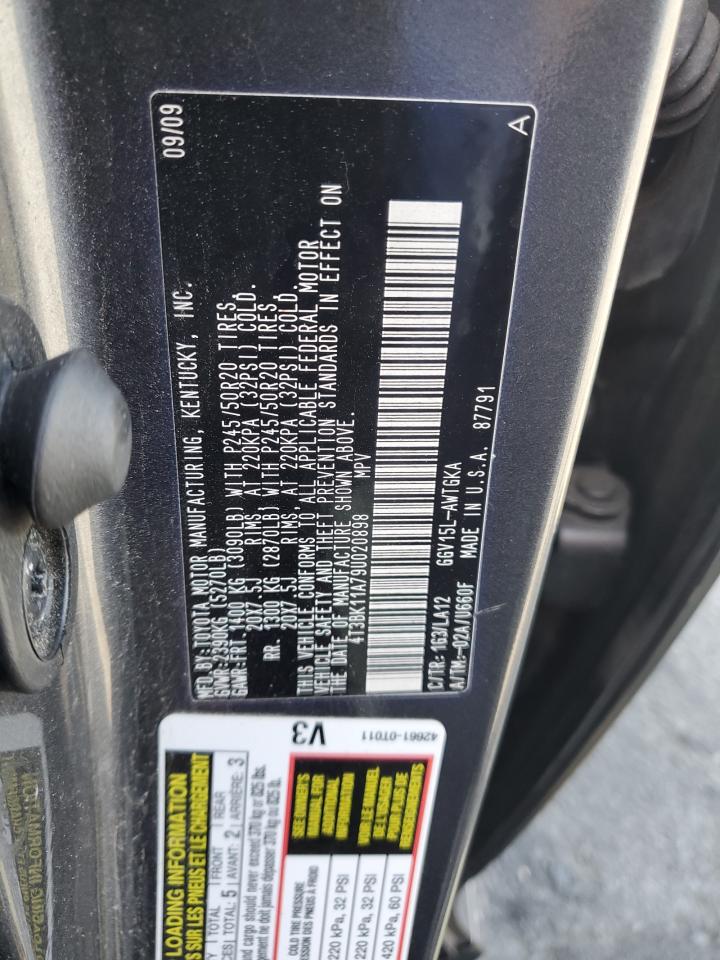 2009 Toyota Venza VIN: 4T3BK11A79U020898 Lot: 54565685