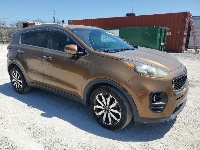  KIA SPORTAGE 2017 Brown
