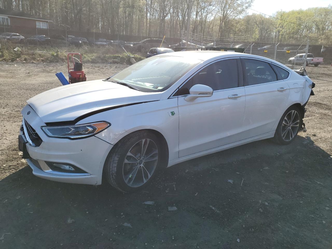 2017 Ford Fusion Titanium na sprzedaż w Baltimore, MD - Rear End