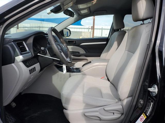  TOYOTA HIGHLANDER 2017 Черный