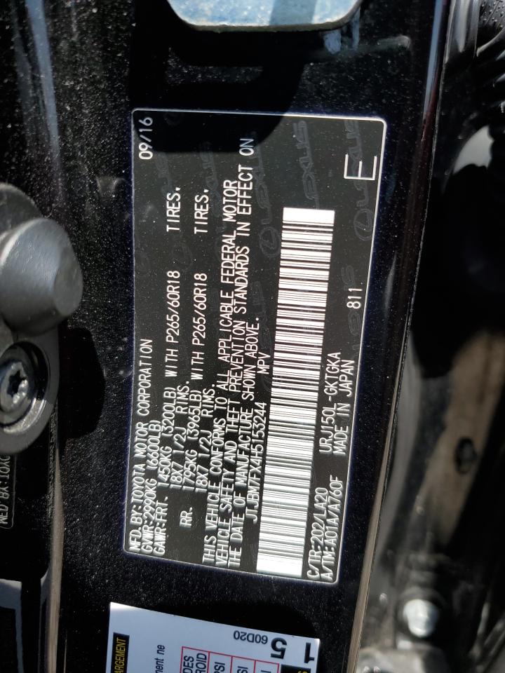 2017 Lexus Gx 460 VIN: JTJBM7FX4H5153244 Lot: 55741125