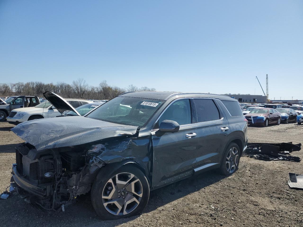 2023 Hyundai Palisade Limited en Venta en Des Moines, IA - Front End