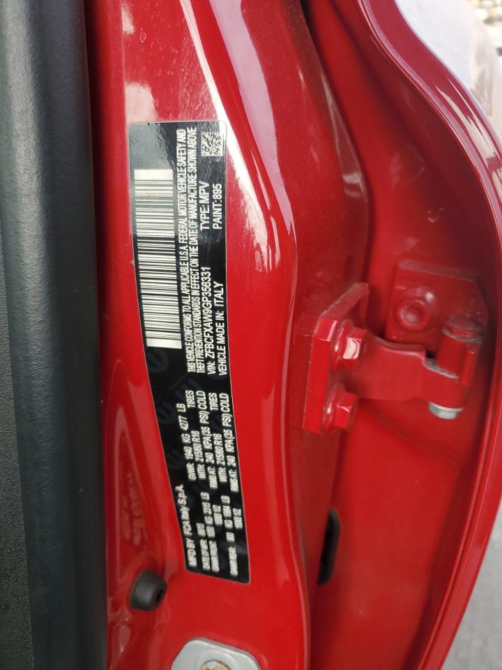 2016 Fiat 500X Pop VIN: ZFBCFXAW9GP356331 Lot: 52494515