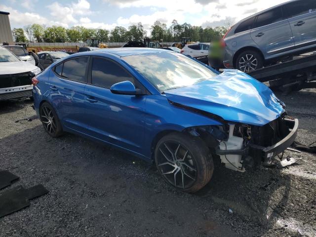  HYUNDAI ELANTRA 2018 Granatowy