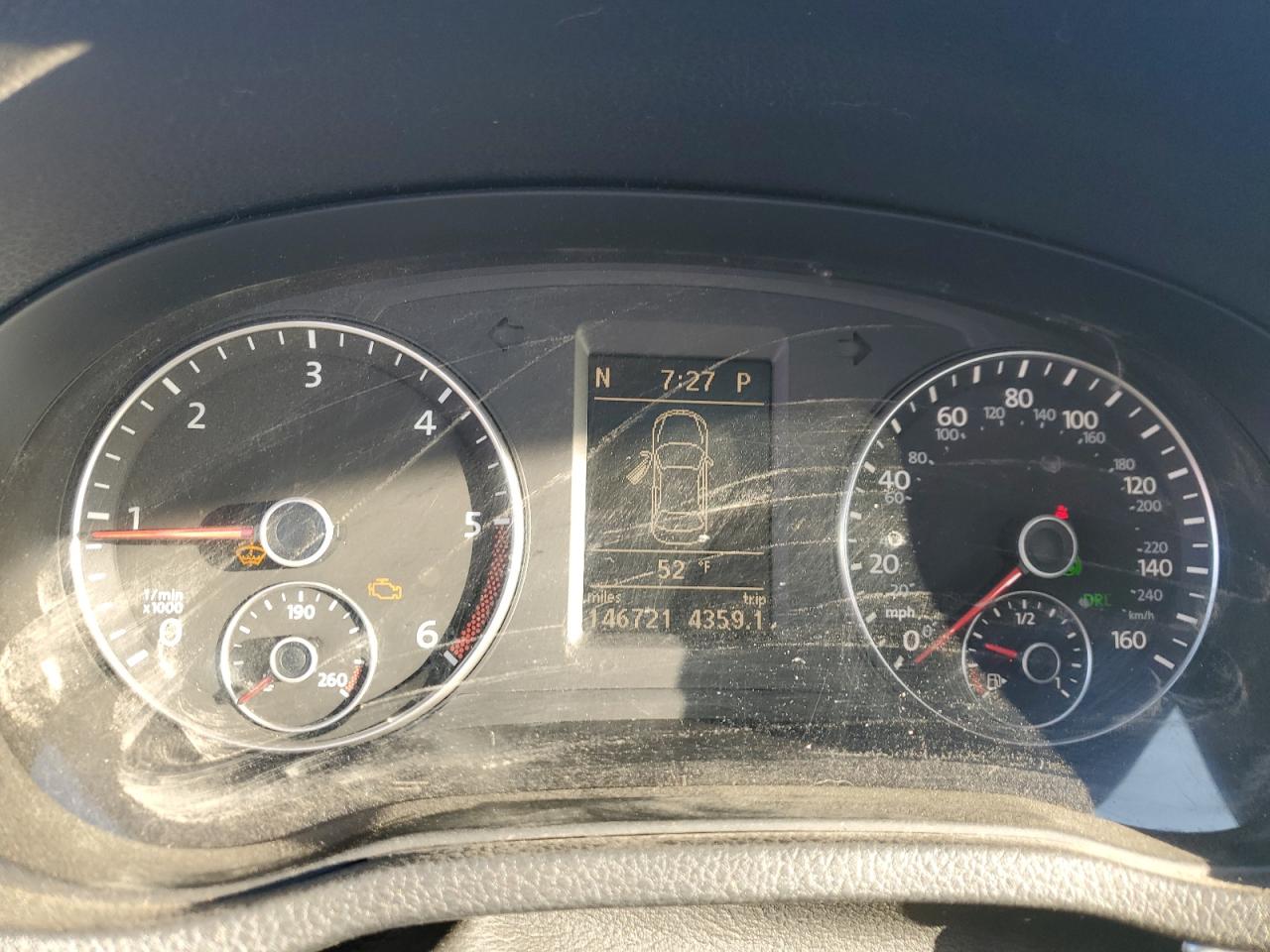 2012 Volkswagen Passat Se VIN: 1VWBN7A33CC009920 Lot: 52312565