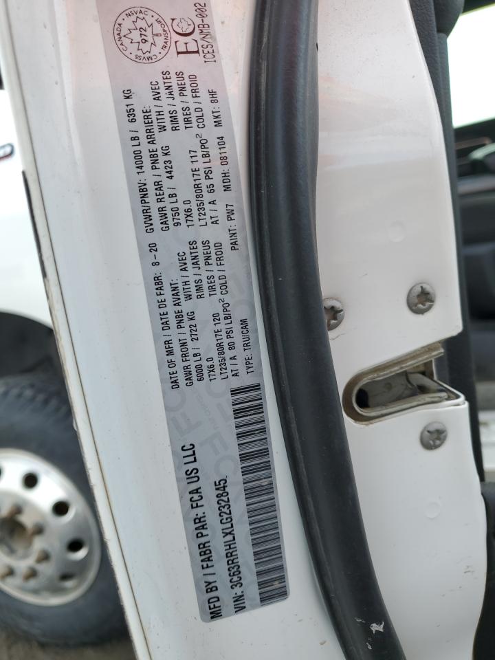 2020 Ram 3500 Big Horn VIN: 3C63RRHLXLG232845 Lot: 51903025