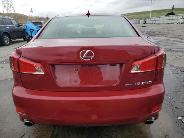  LEXUS IS 2012 Red