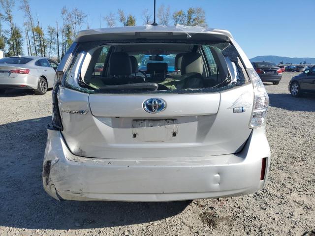  TOYOTA PRIUS 2014 Серебристый