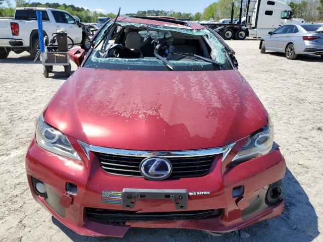  LEXUS CT 200 2012 Czerwony