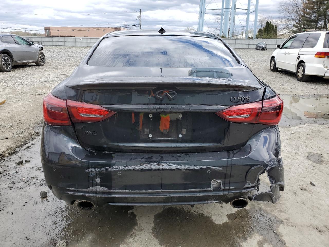 2023 Infiniti Q50 Red Sport 400 VIN: JN1FV7DR0PM590381 Lot: 53615215