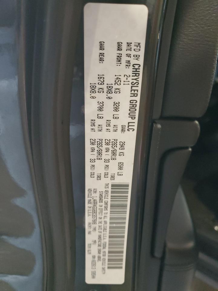 2011 Jeep Grand Cherokee Laredo VIN: 1J4RR4GG6BC657808 Lot: 55255685