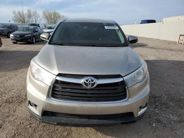  TOYOTA HIGHLANDER 2015 Бежевый