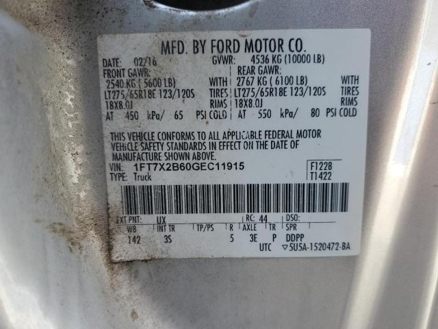 2016 FORD F250 SUPER DUTY  