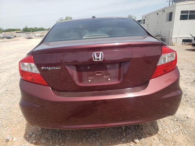 Седани HONDA CIVIC 2012 Бордовий