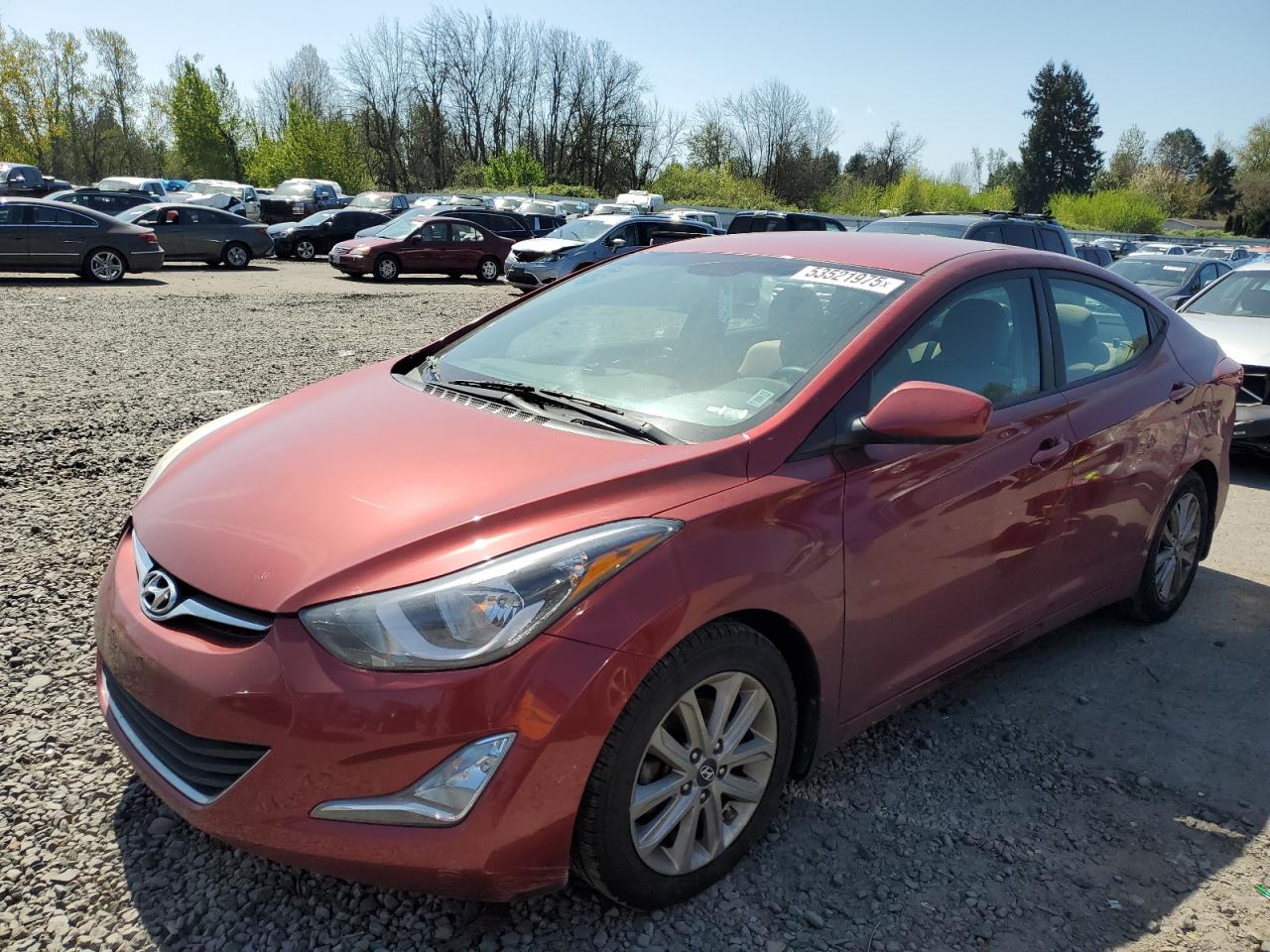 2016 Hyundai Elantra Se იყიდება Portland-ში, OR - Vandalism