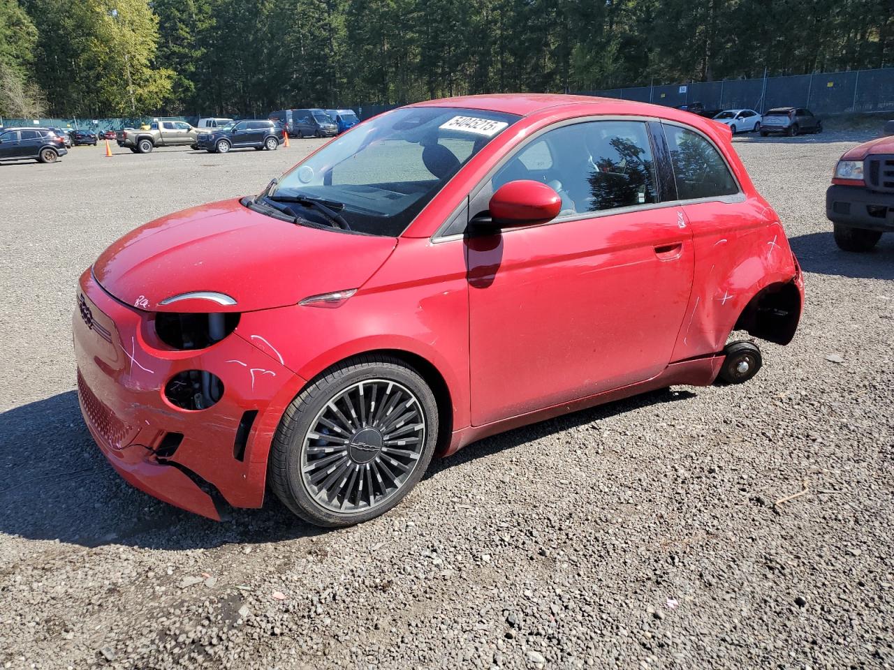 2024 Fiat 500 E Red იყიდება Graham-ში, WA - All Over
