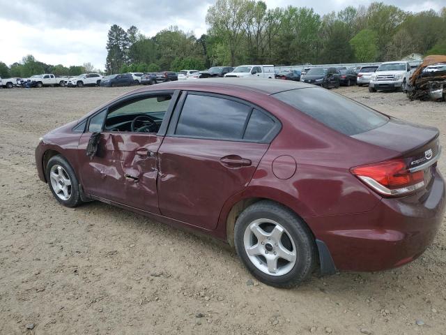  HONDA CIVIC 2013 Бордовый