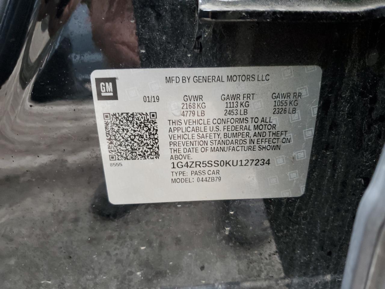 2019 Buick Lacrosse Essence VIN: 1G4ZR5SS0KU127234 Lot: 52633365